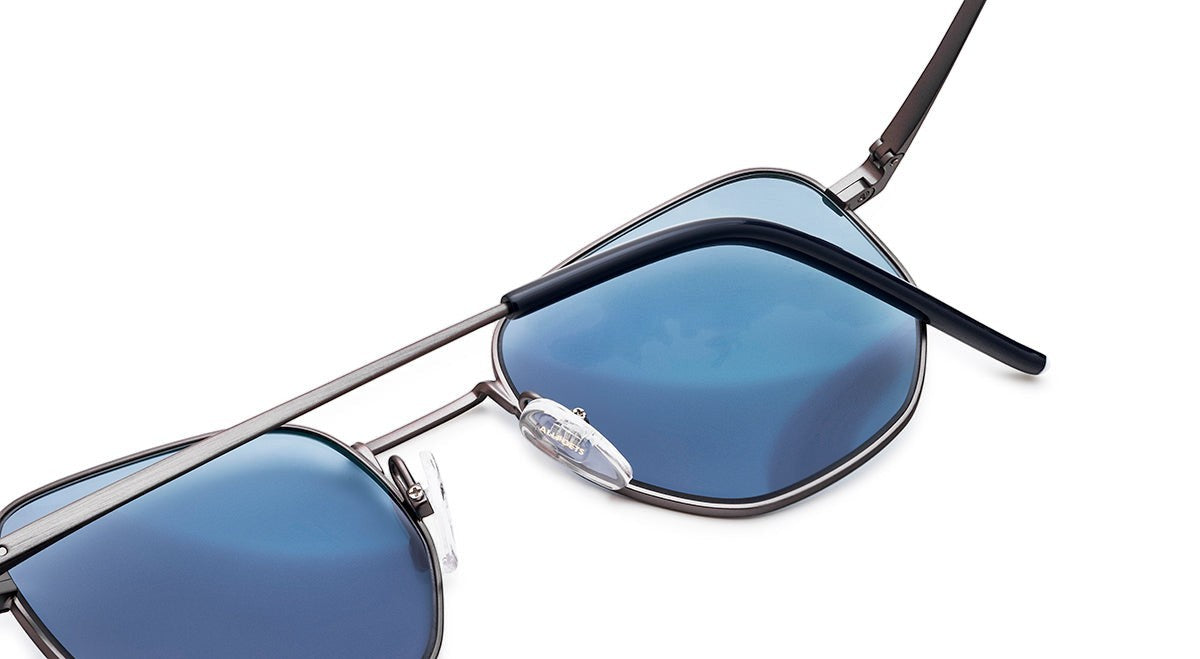 ALBERTI SUN GUN METAL / Azul