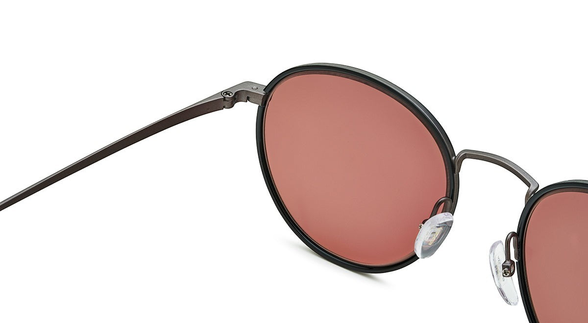 BORGES SUN GUN METAL / BORDEAUX